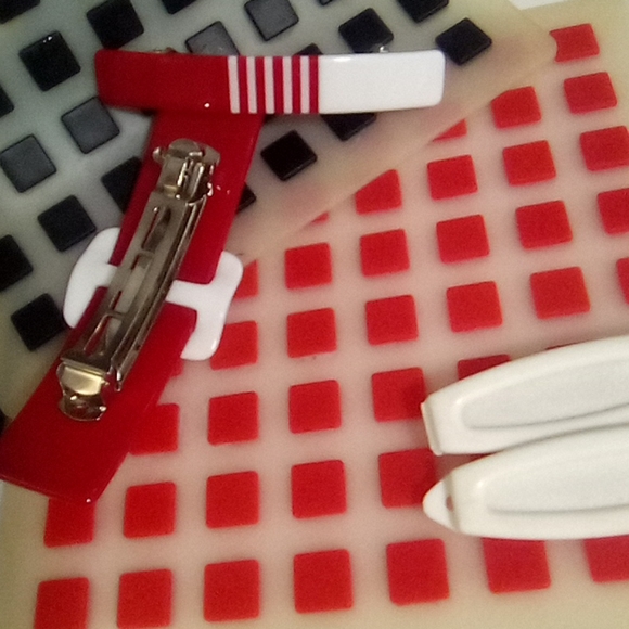 1980s Oversized Barrettes Brand New - Picture 4 of 8